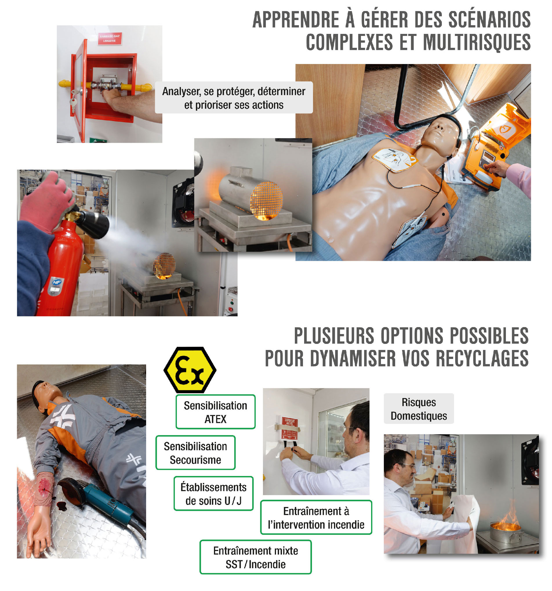 La formation Incendie et les recyclages en Unité Mobile par FormaFrance 